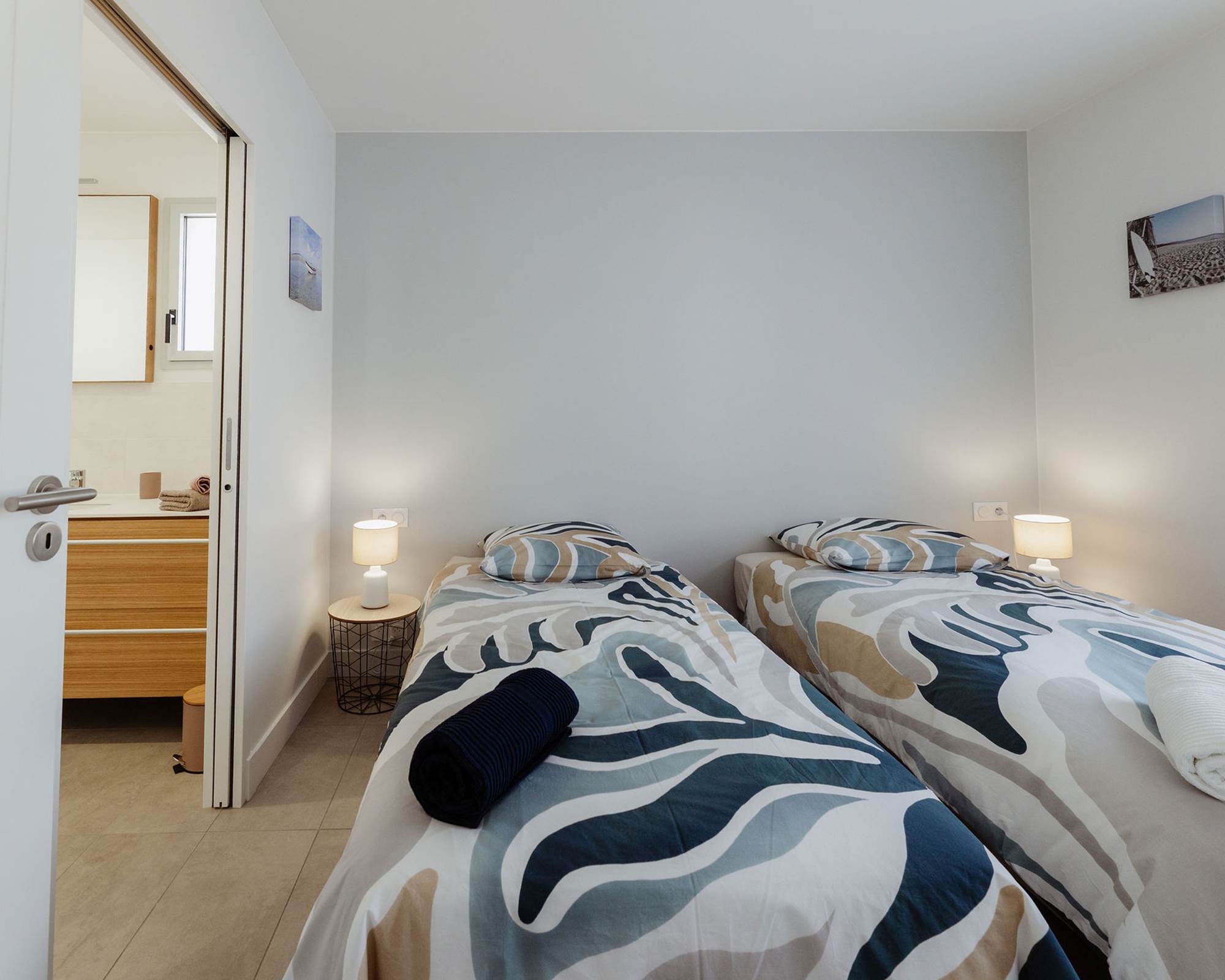 Villa Dolusienne - Chambre 2 - 2 lits simples ou 1 lit double