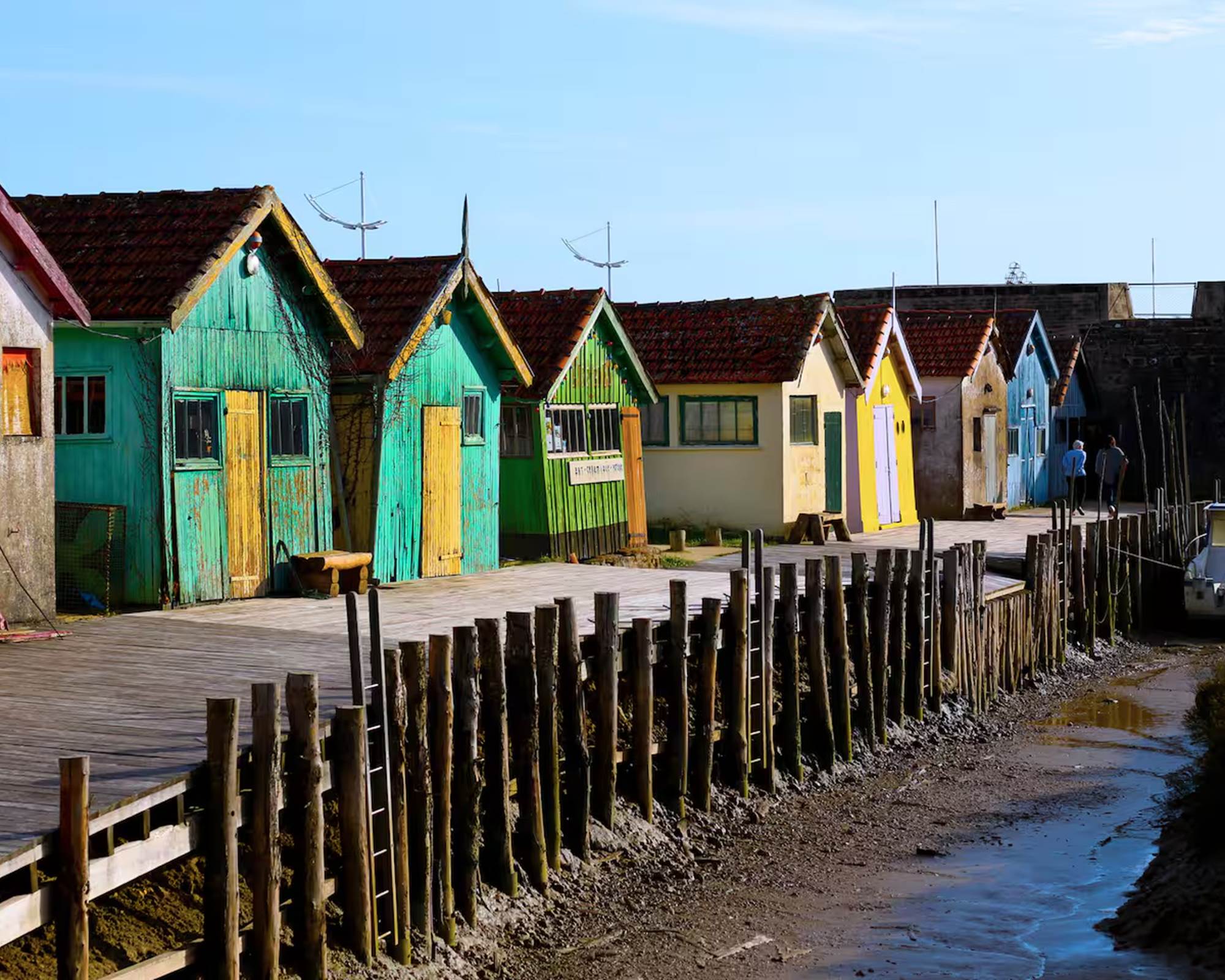Villa Dolusienne - cabanes colorées Chateau d'Oléron