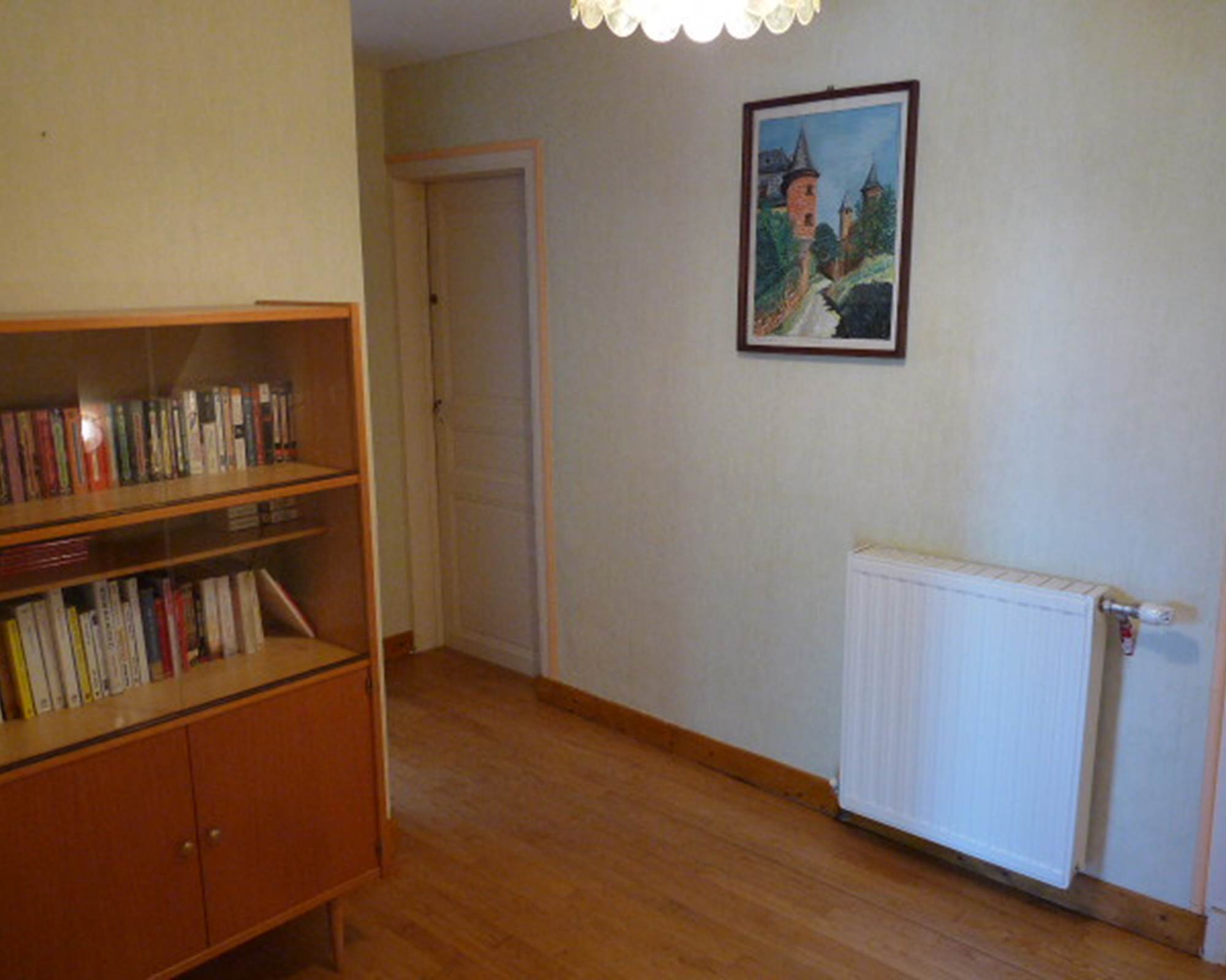 Palier avec bibliothèque