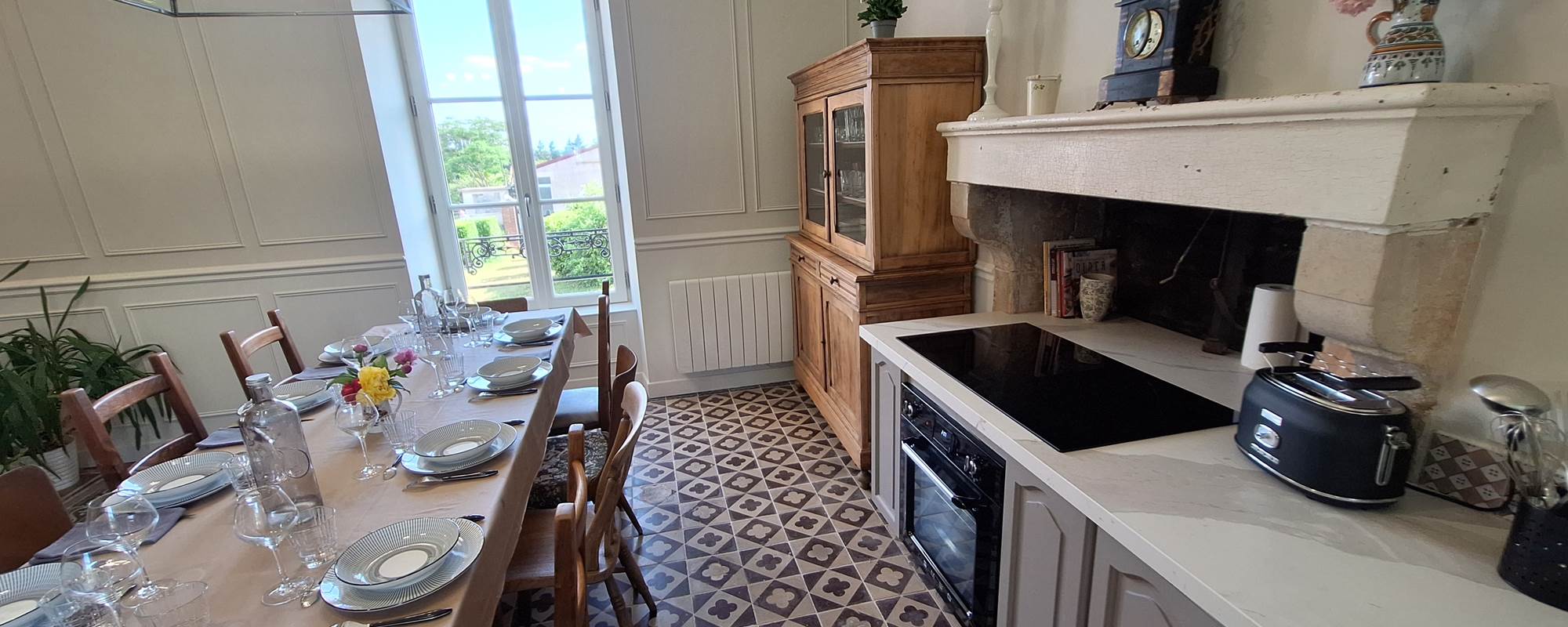 table cuisson gite de charme le quatre feuilles