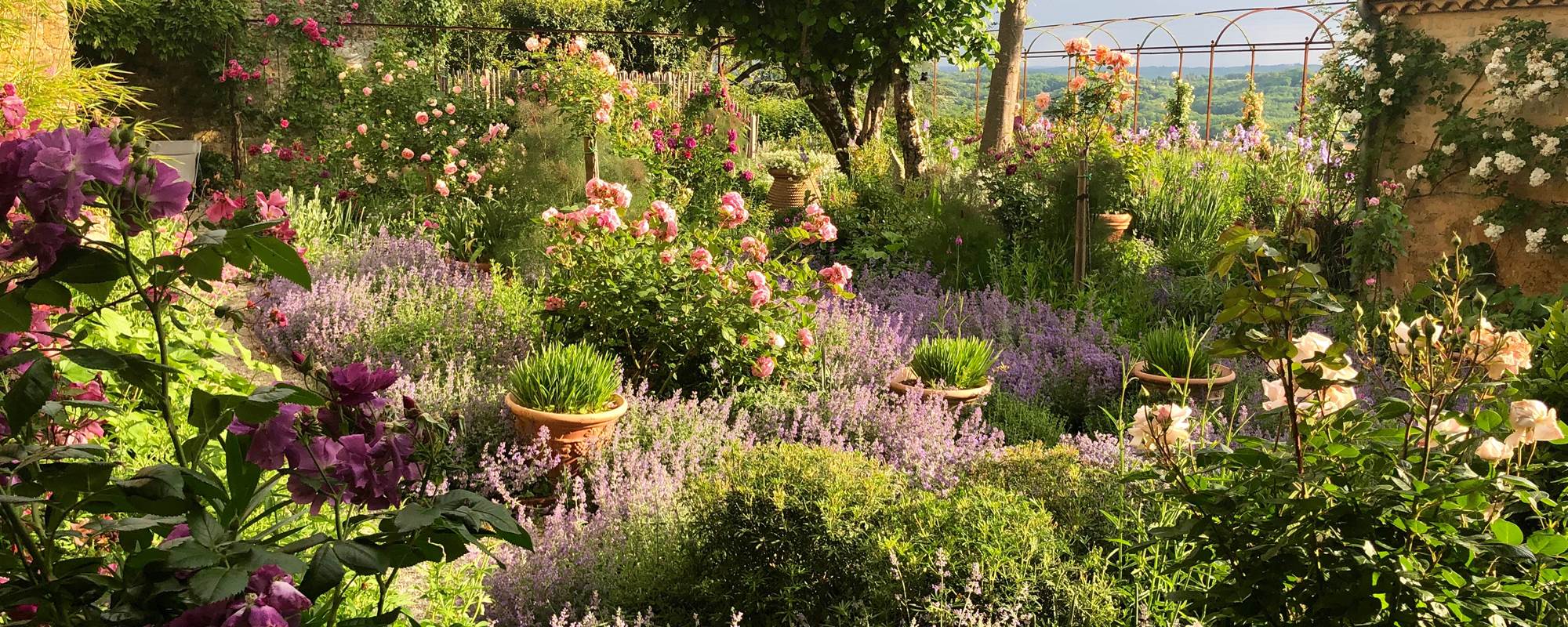 1 Logis à Domme: Le jardin, vue panoramique