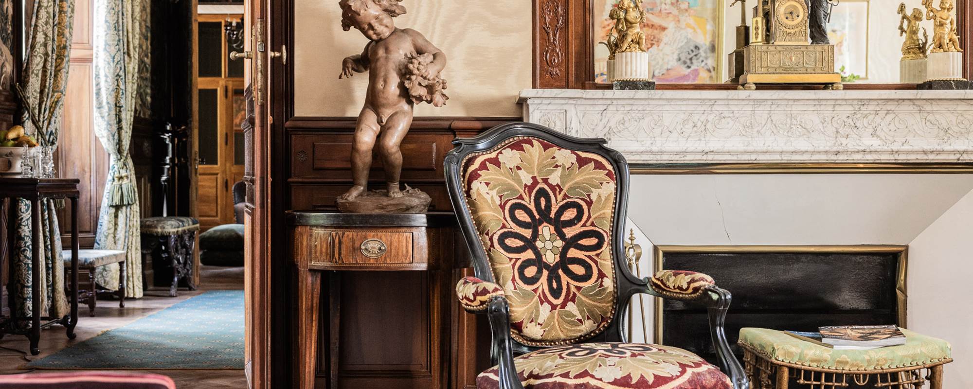 Château Sénéjac - Le Pian Médoc - Chambres d'Hôtes - Salon jaune