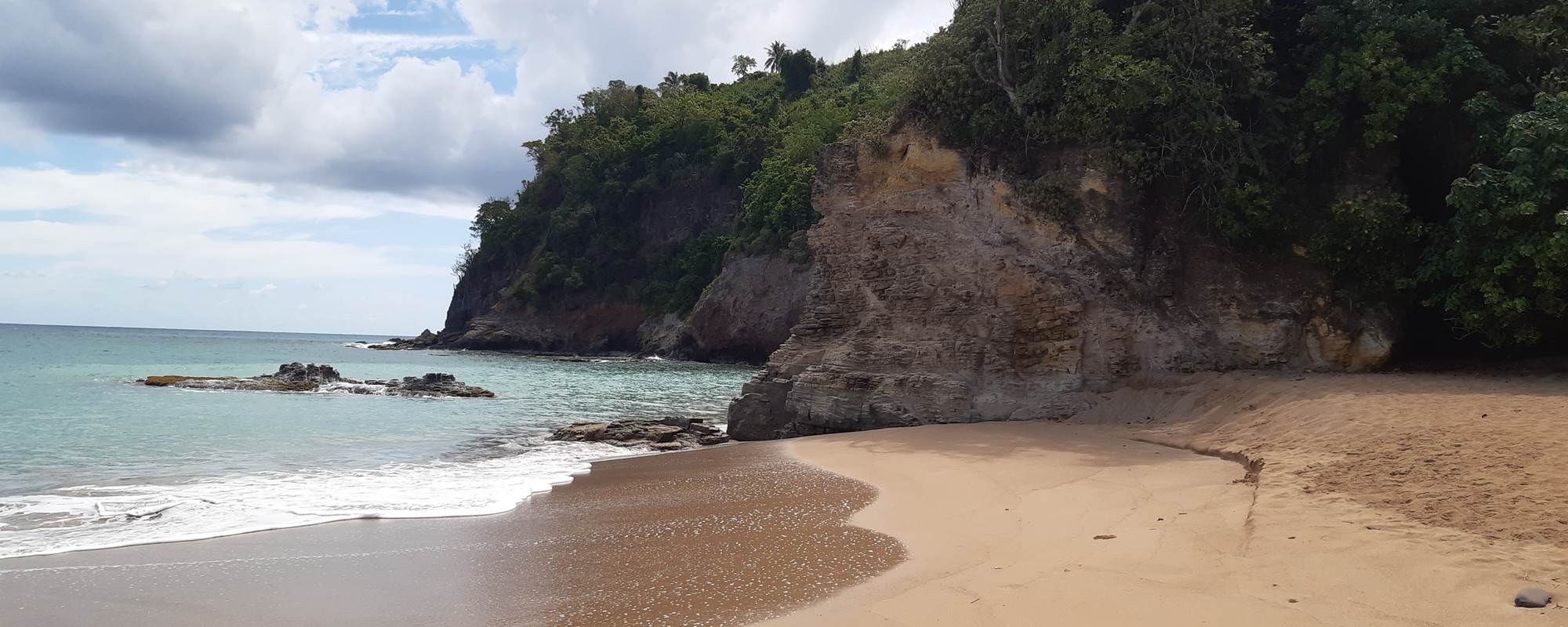 Plage Anse Tillet cotè droit