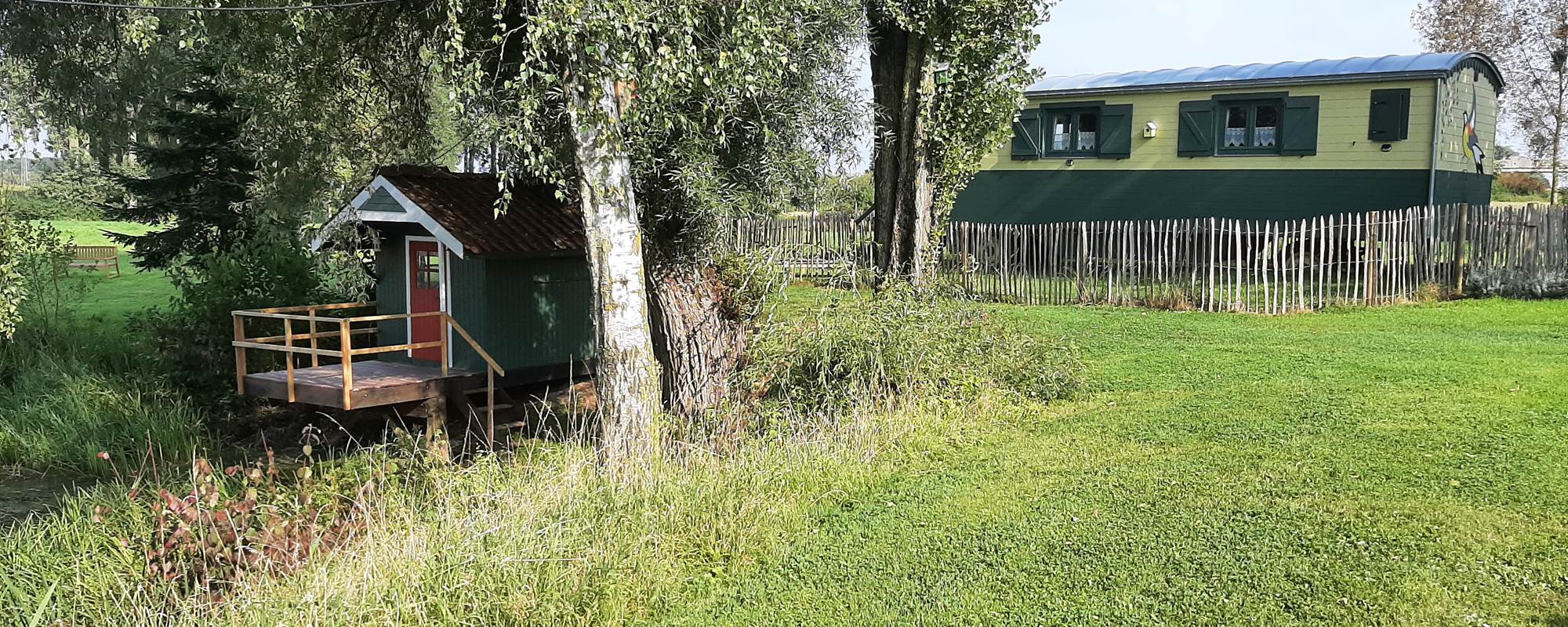 Roulotte les Mésanges et Cabane du pêcheur