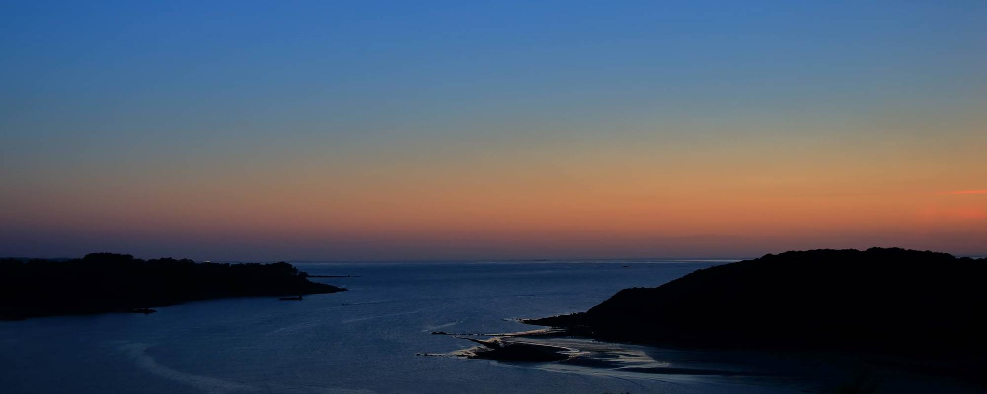 Coucher de soleil depuis la chapelle du Yaudet
