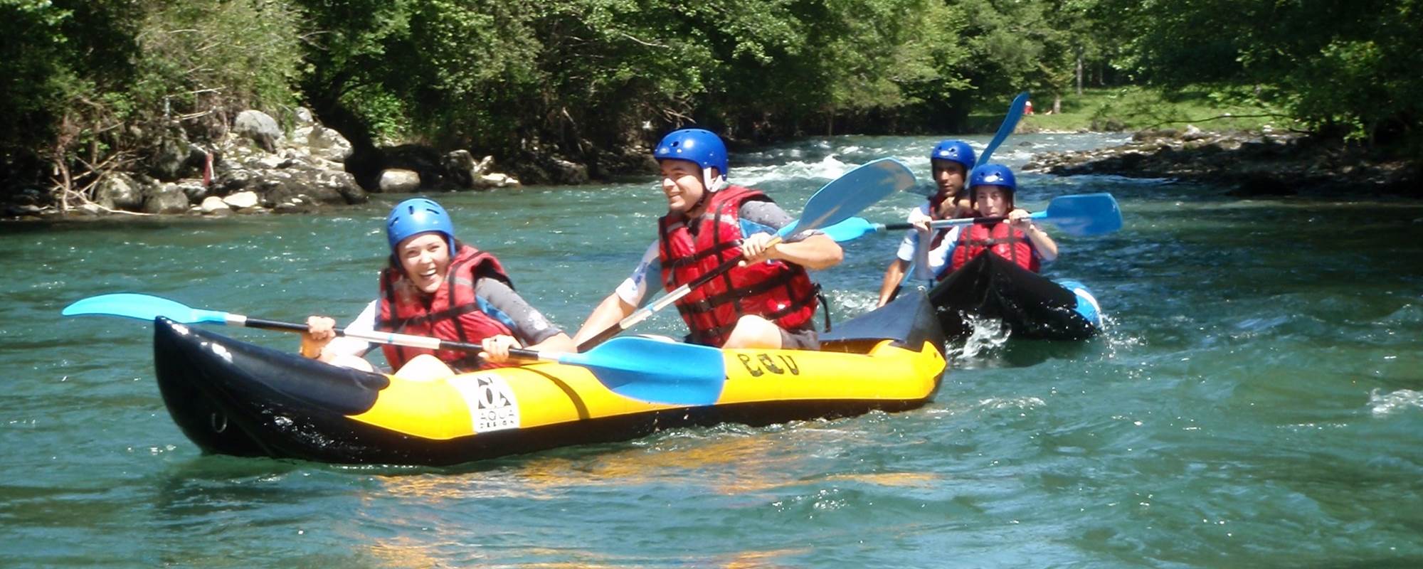 cano raft hot dog evasieau Lourdes