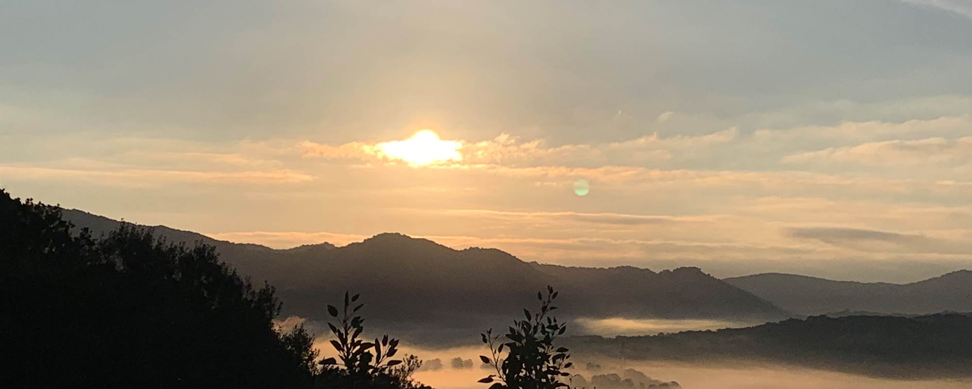 Le lever du soleil... c'est magique !