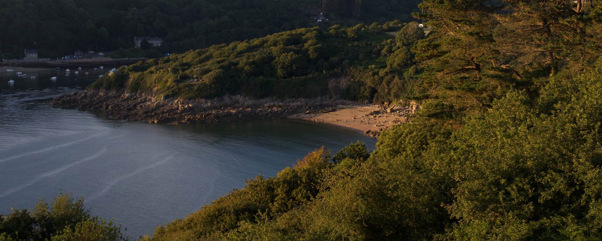 vue sur la plage du Kiriou