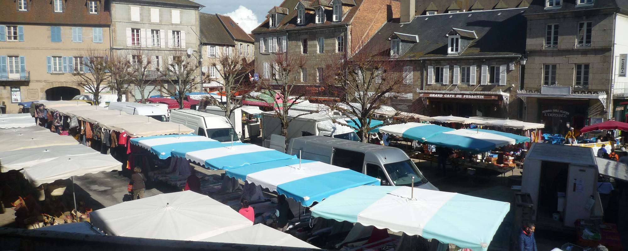 Le marché de Felletin fait parti des plus beaux marchés de la Creuse