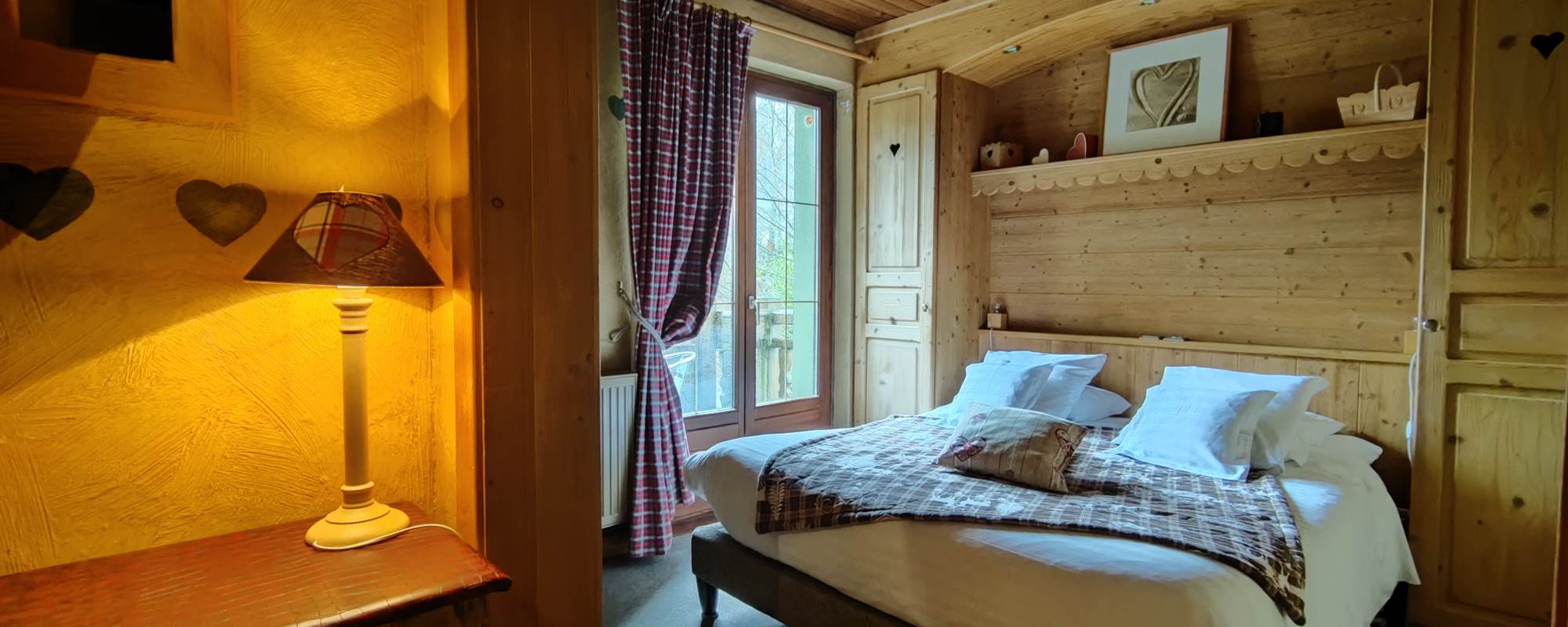 chambre cosy  junior suite bois décoration montagne esprit cooconning