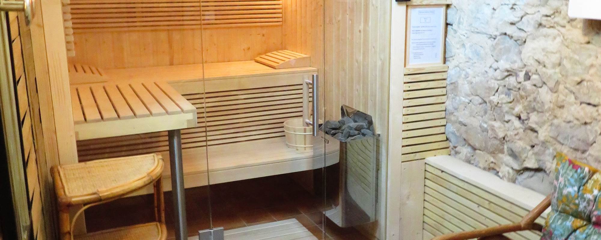 Sauna privatif à disposition