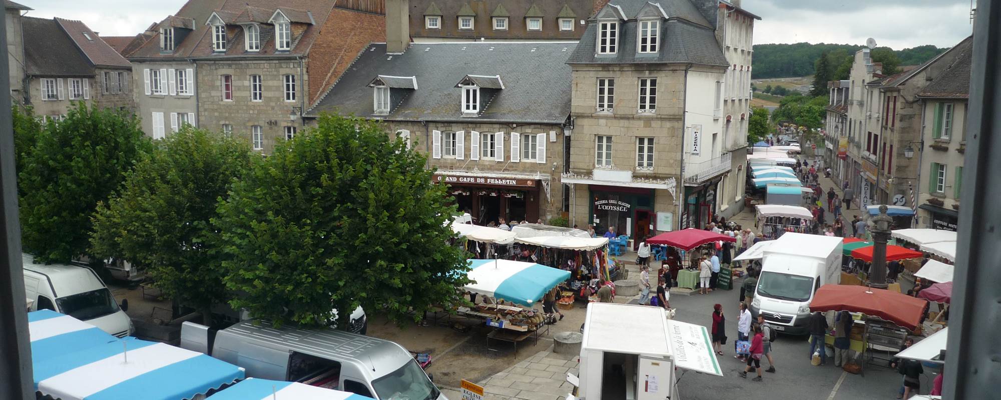 Le marché de Felletin fait parti des plus beaux marchés de la Creuse