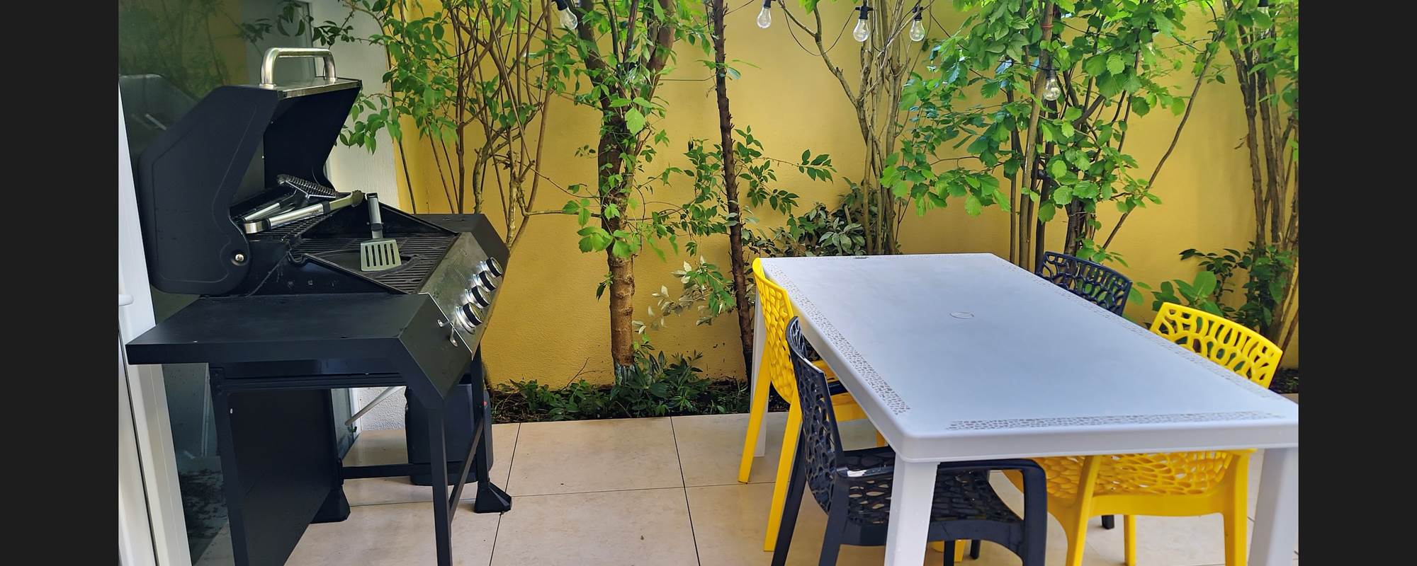 VILLA DU LAC VICHY - patio  table de jardin