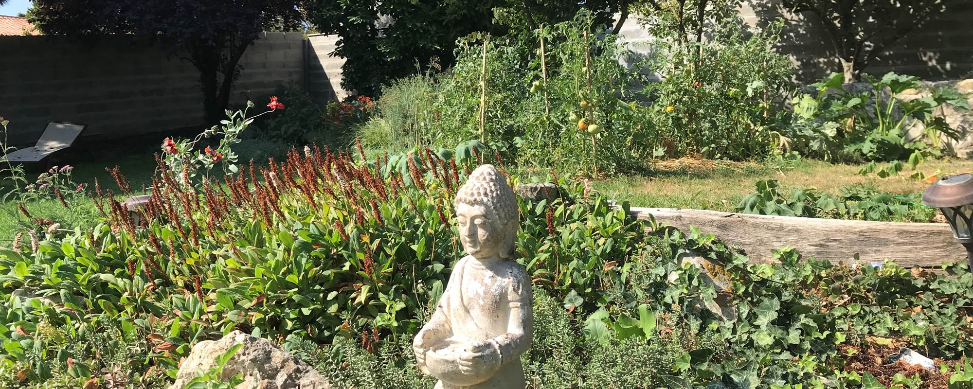 Boudha jardin rocaille