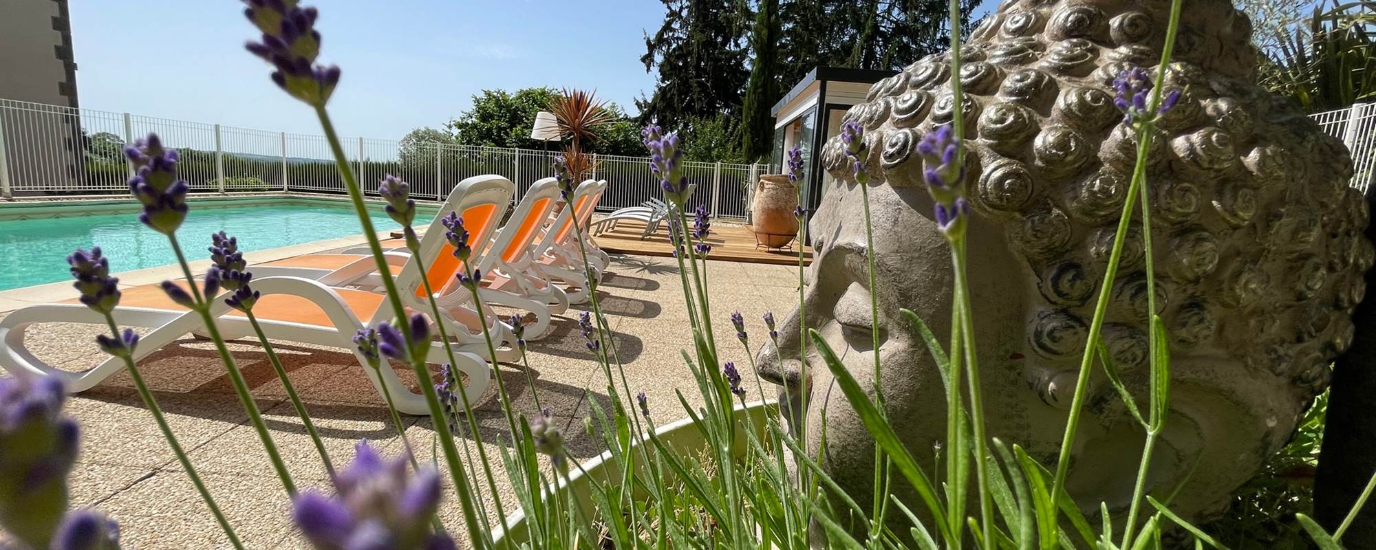 ambiance zen piscine