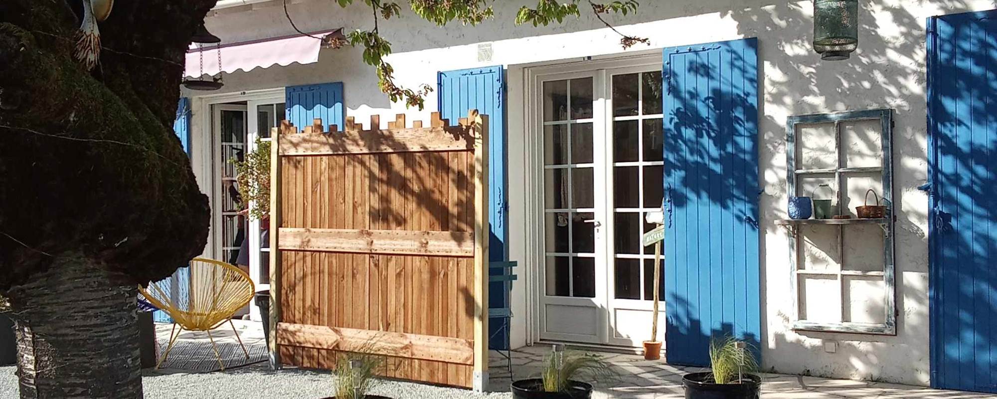 Terrasse chambre Nature