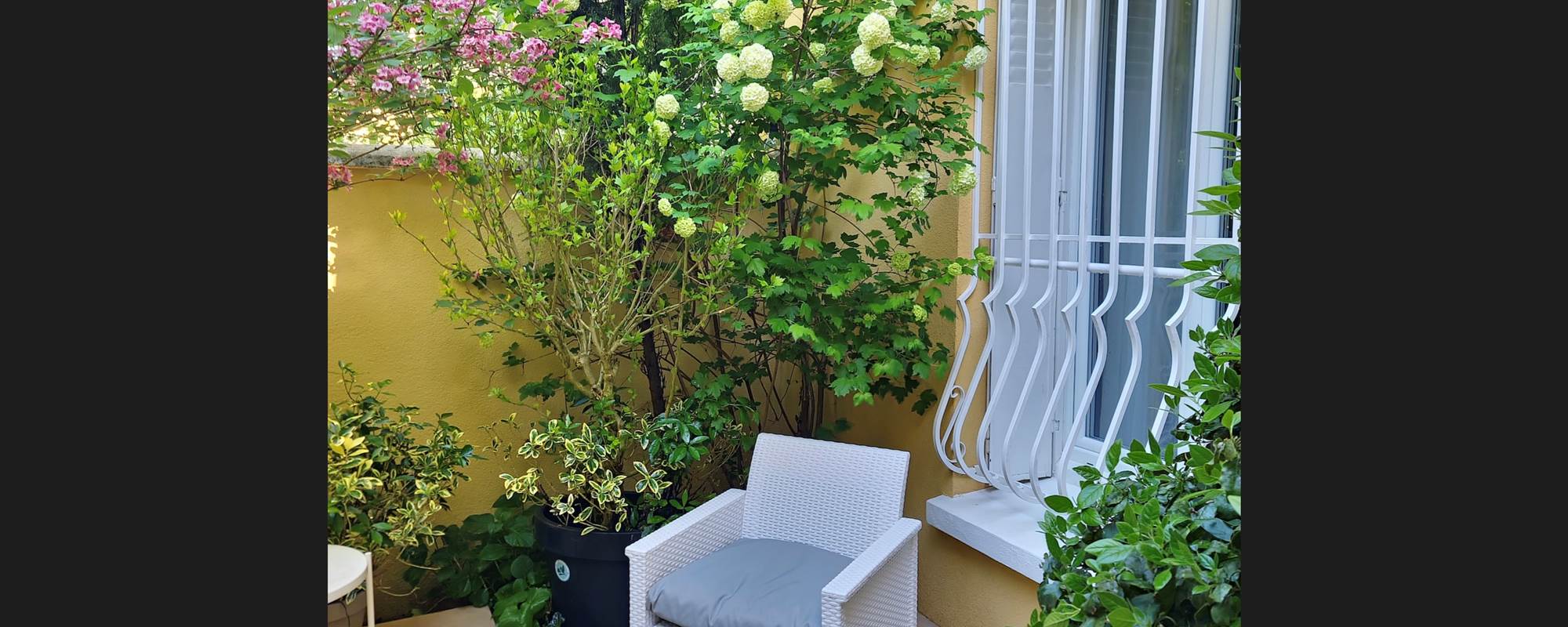 VILLA DU LAC VICHY - patio salon de jardin