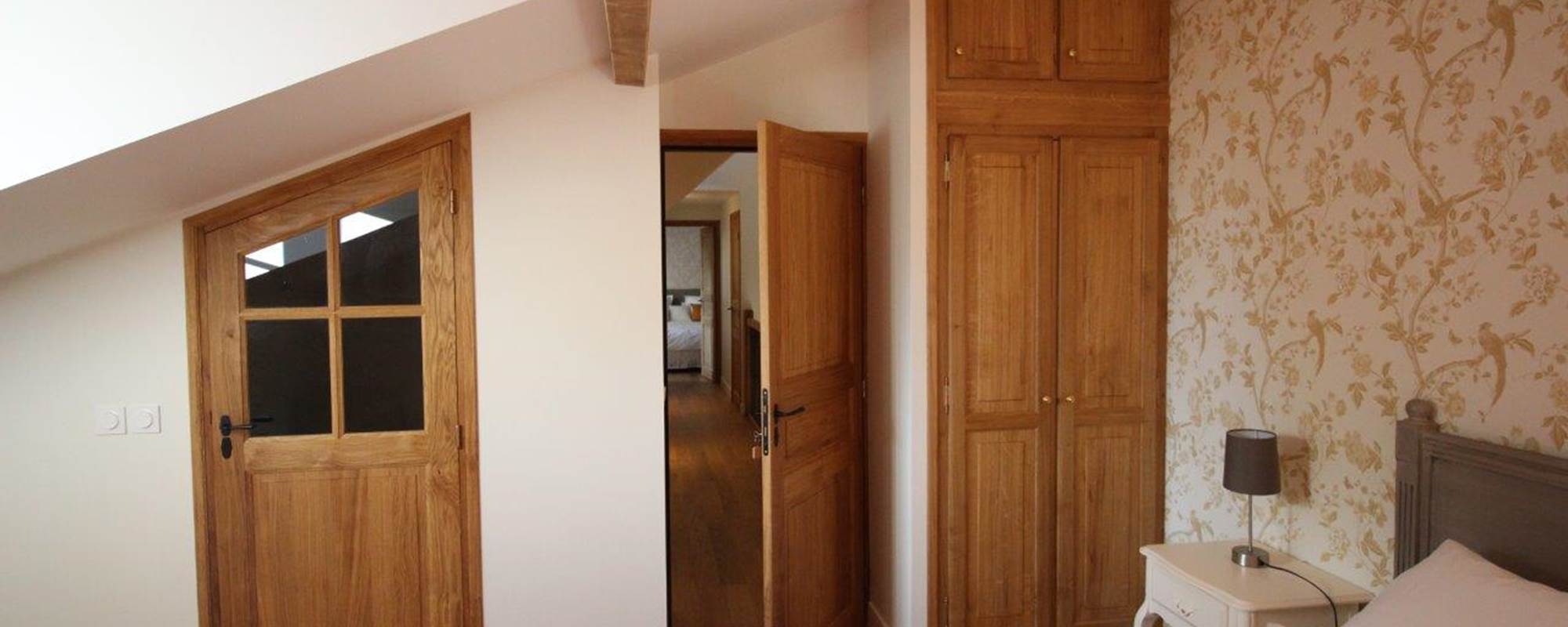 L'épervier, une des 8 chambres douillettes de l'Orangerie St Martin