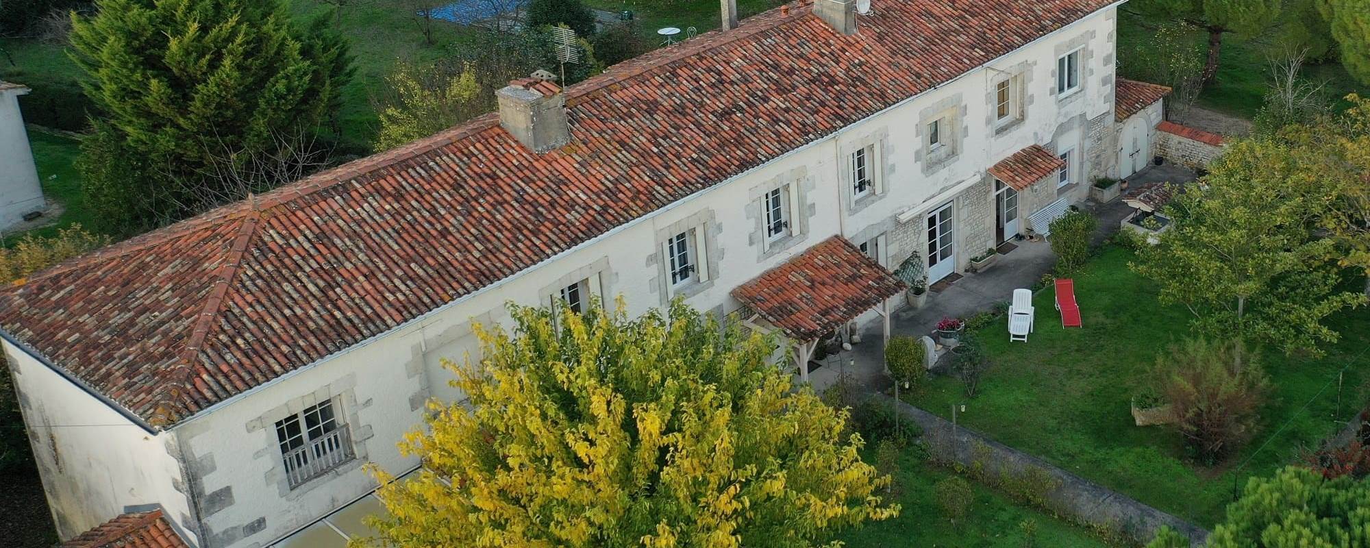 Domaine de Pelouaille - vue aérienne