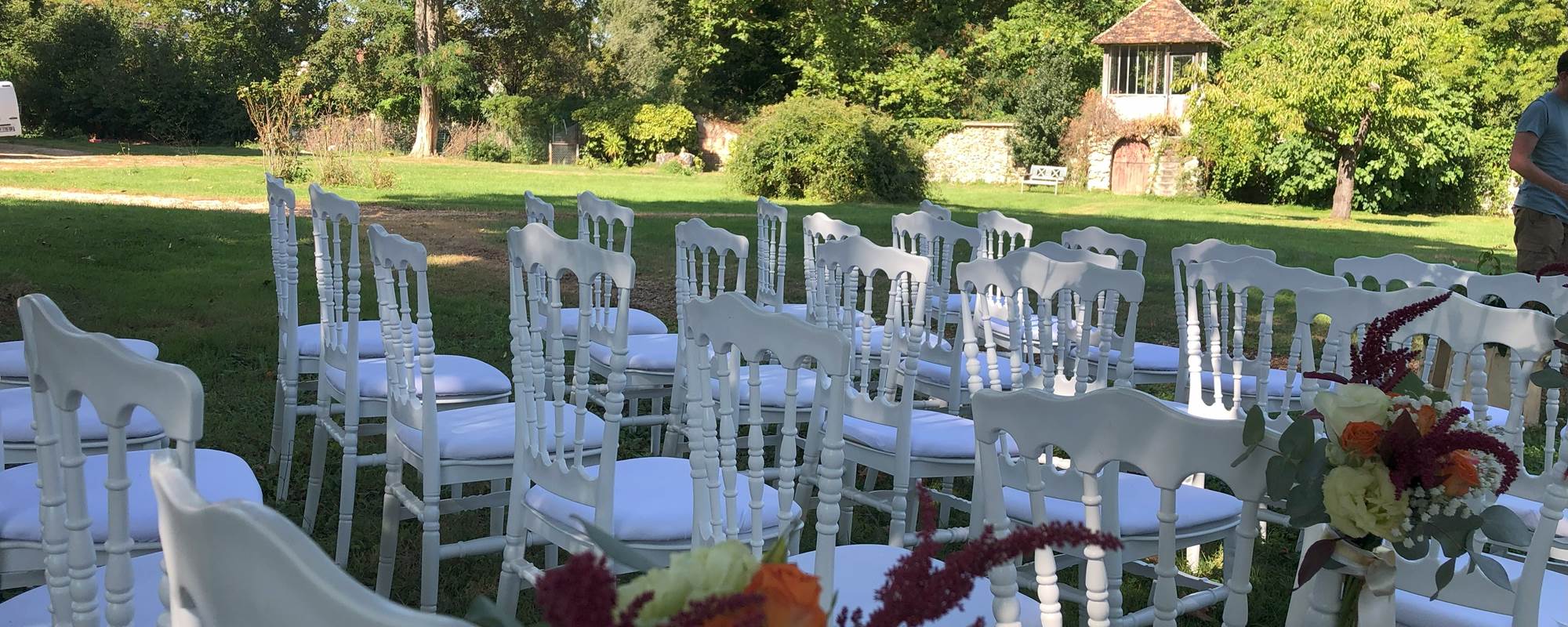 Cérémonie Laïque vue Kiosque La Villa Rochette