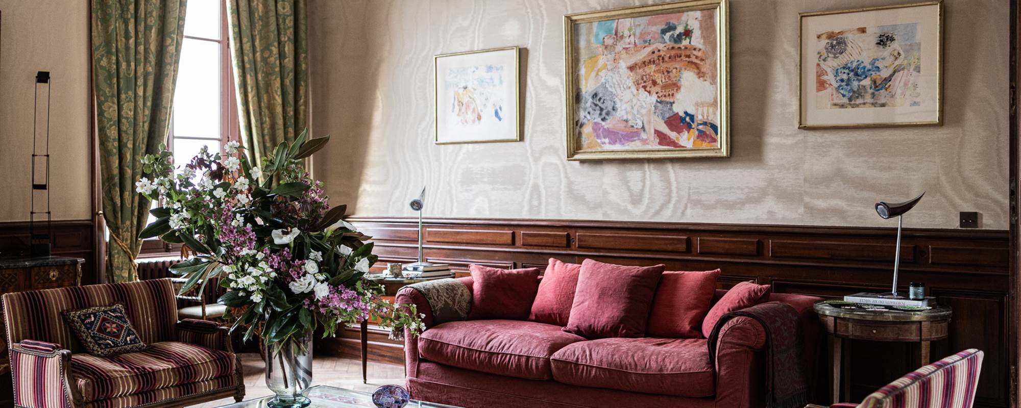 Château Sénéjac - Le Pian Médoc - Chambres d'hôtes - Salon jaune -