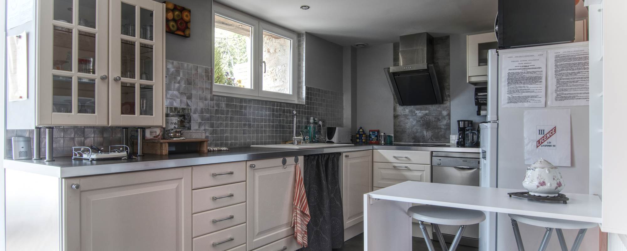 cuisine du gîte intimité