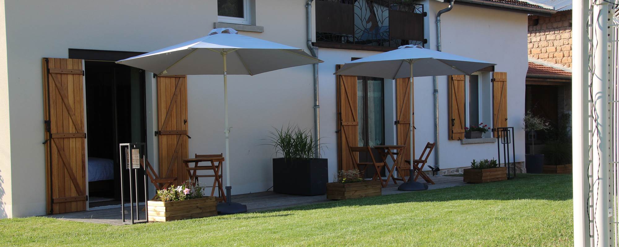 une terrasse pour chaque chambre