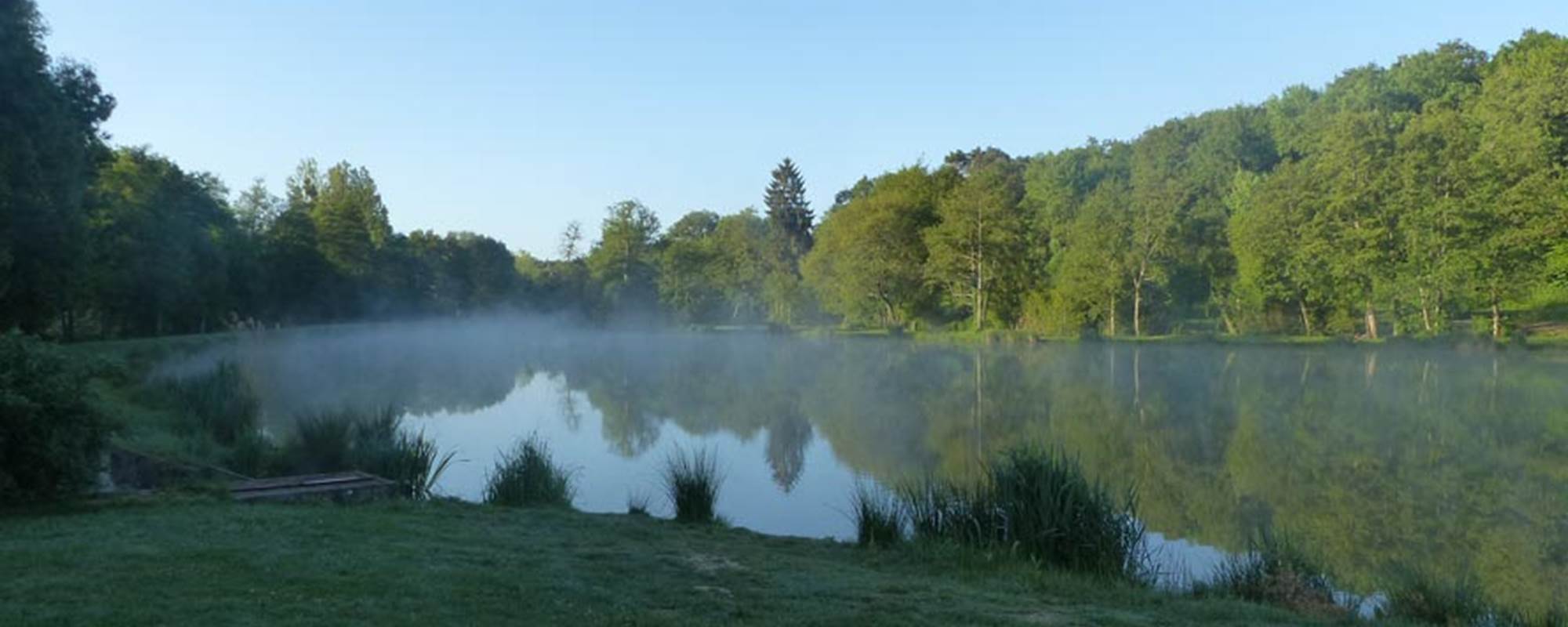 Etang d'Epeigné au matin