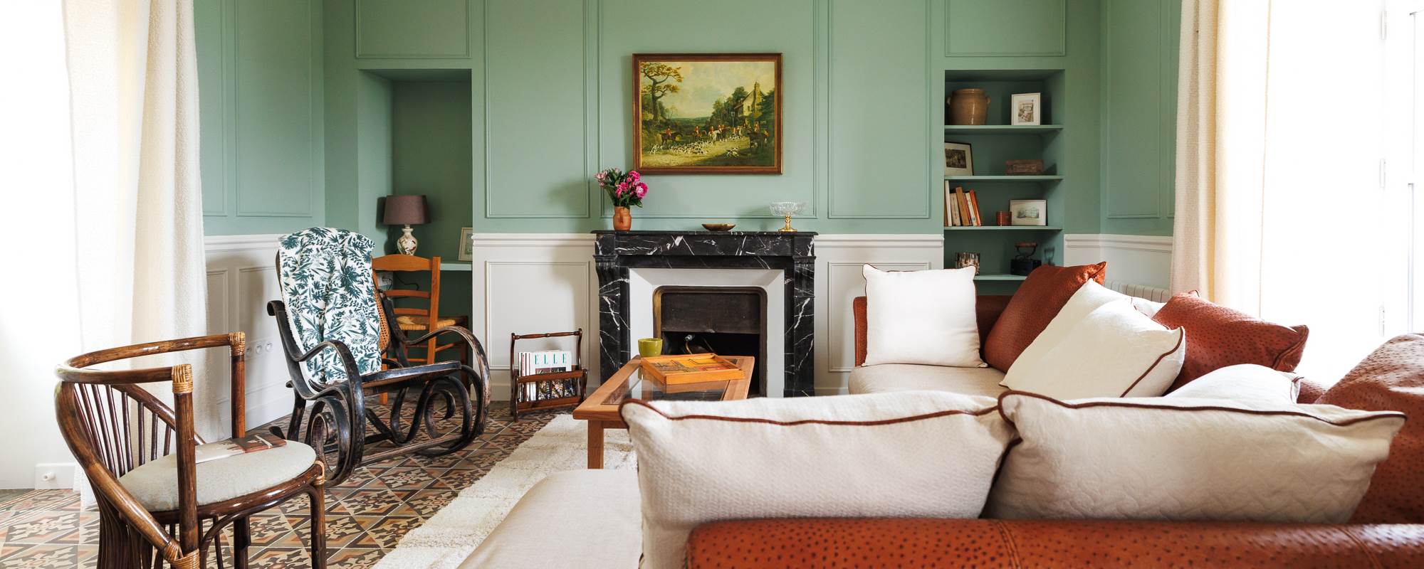 Salon gite de charme Le Quatre feuilles proche du Puy du Fou