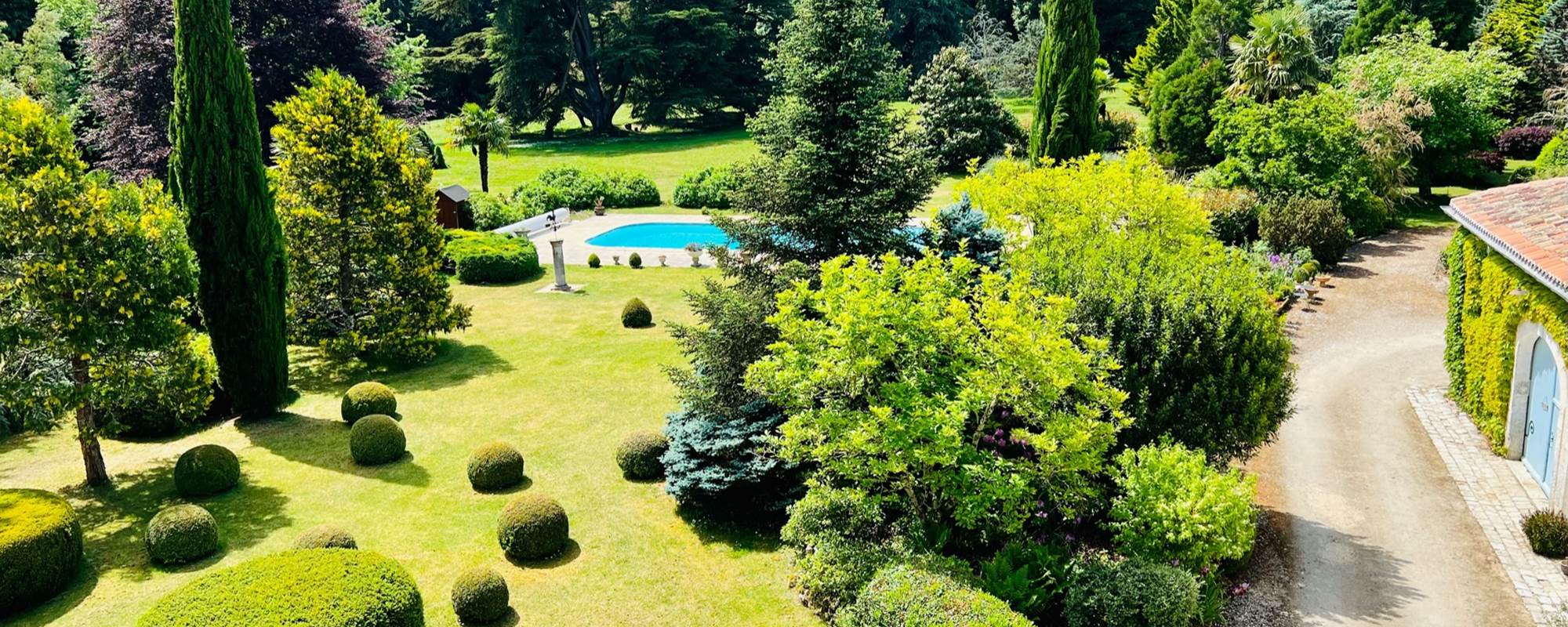 Le parc du Domaine de Lasteyrie