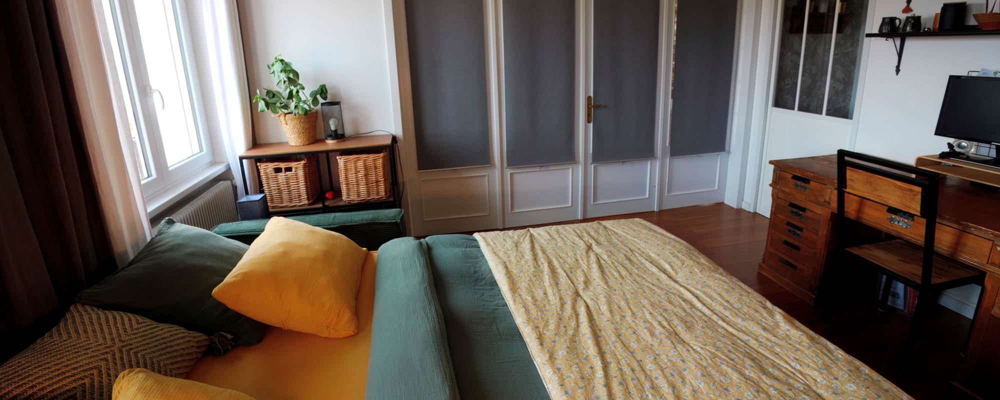 possibilité d'occulter les portes