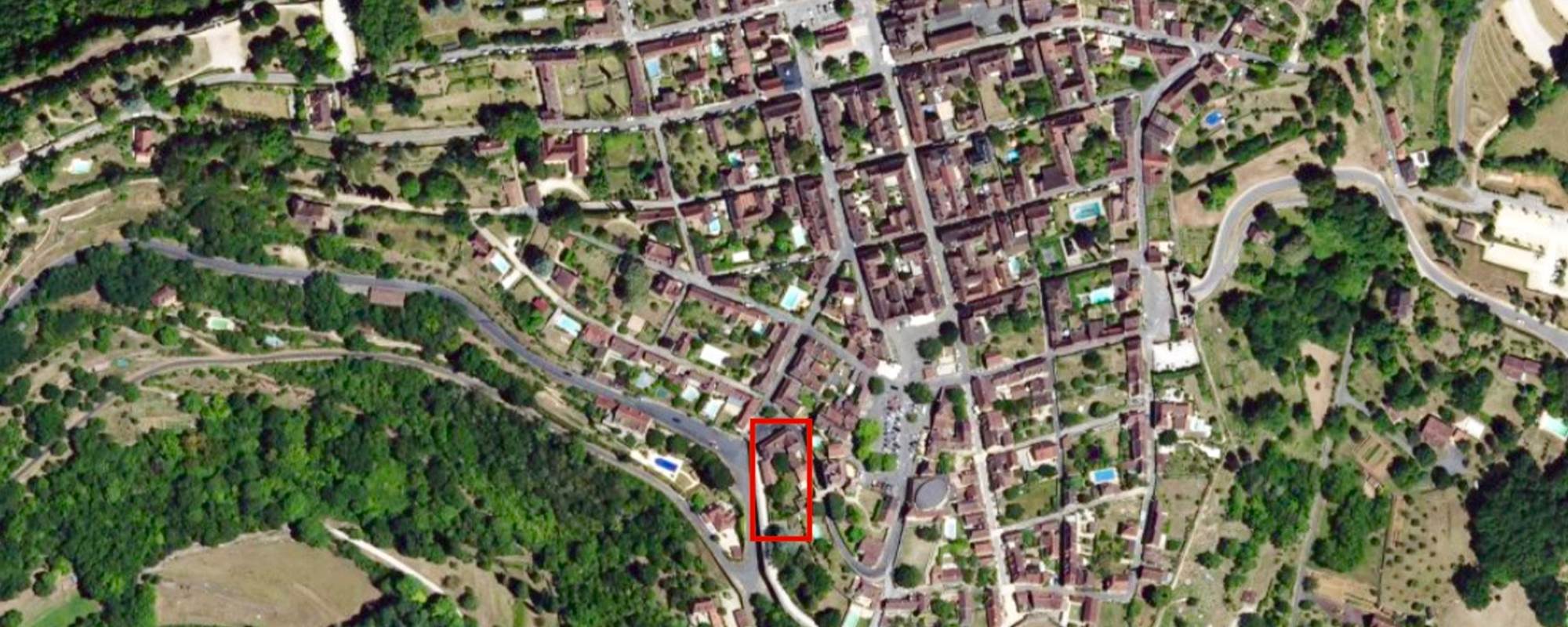 1 Logis à Domme: Plan de la bastide de Domme