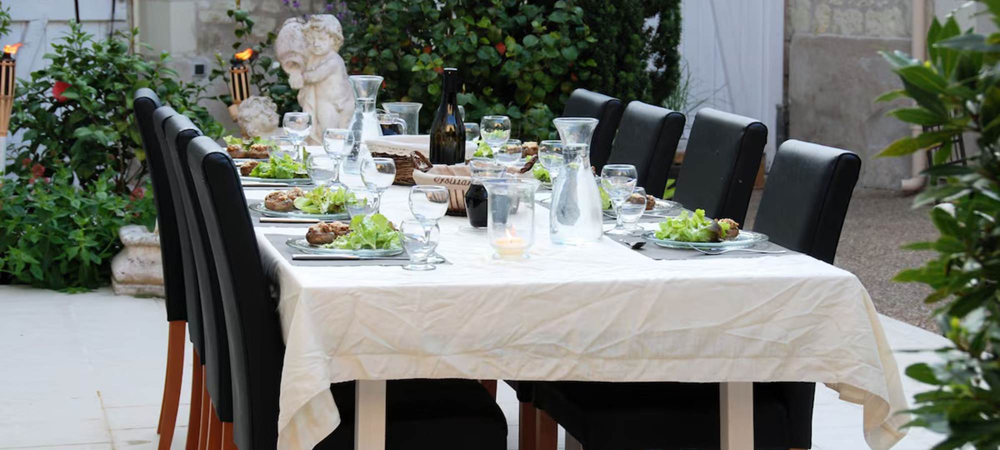 Table d'hôte un soir d'été