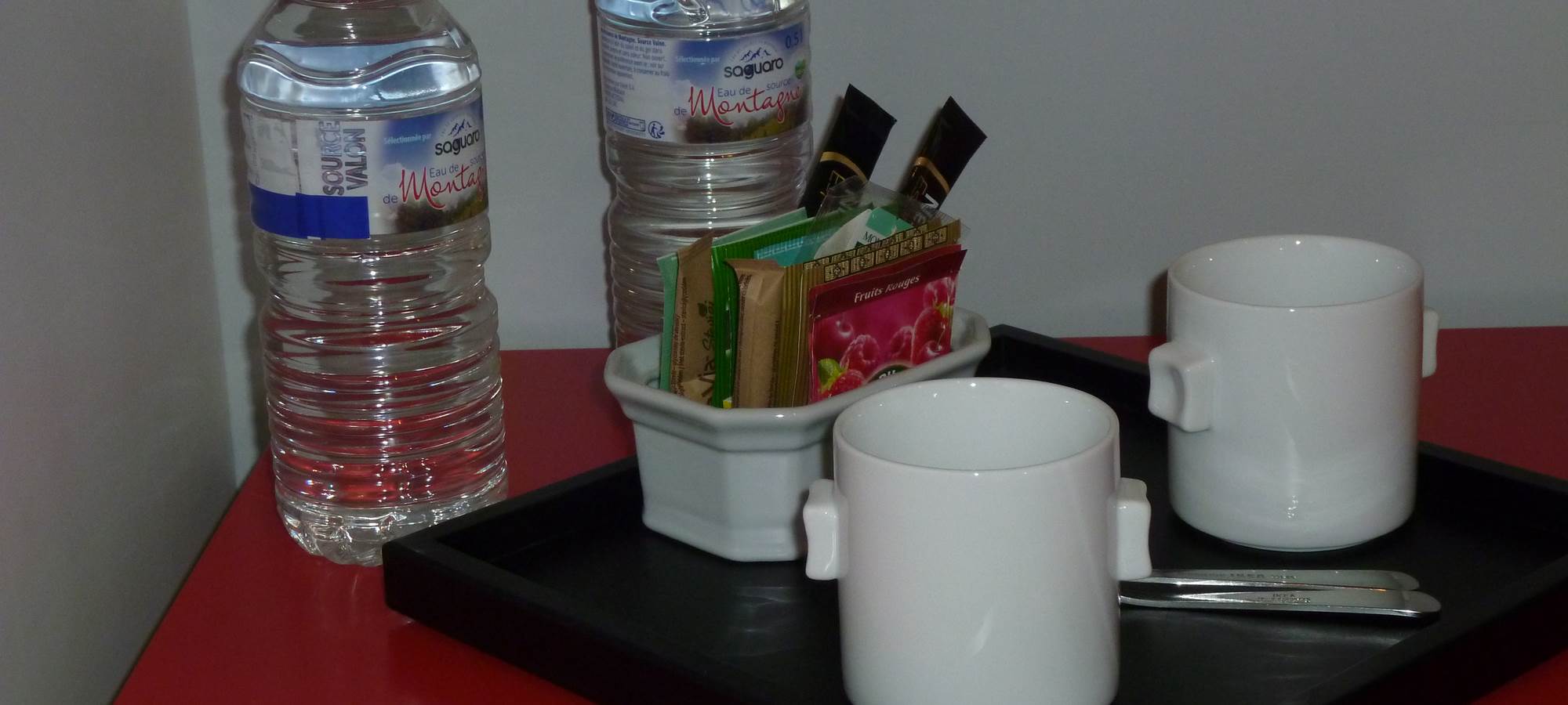 Chambres, plateau de convivialité