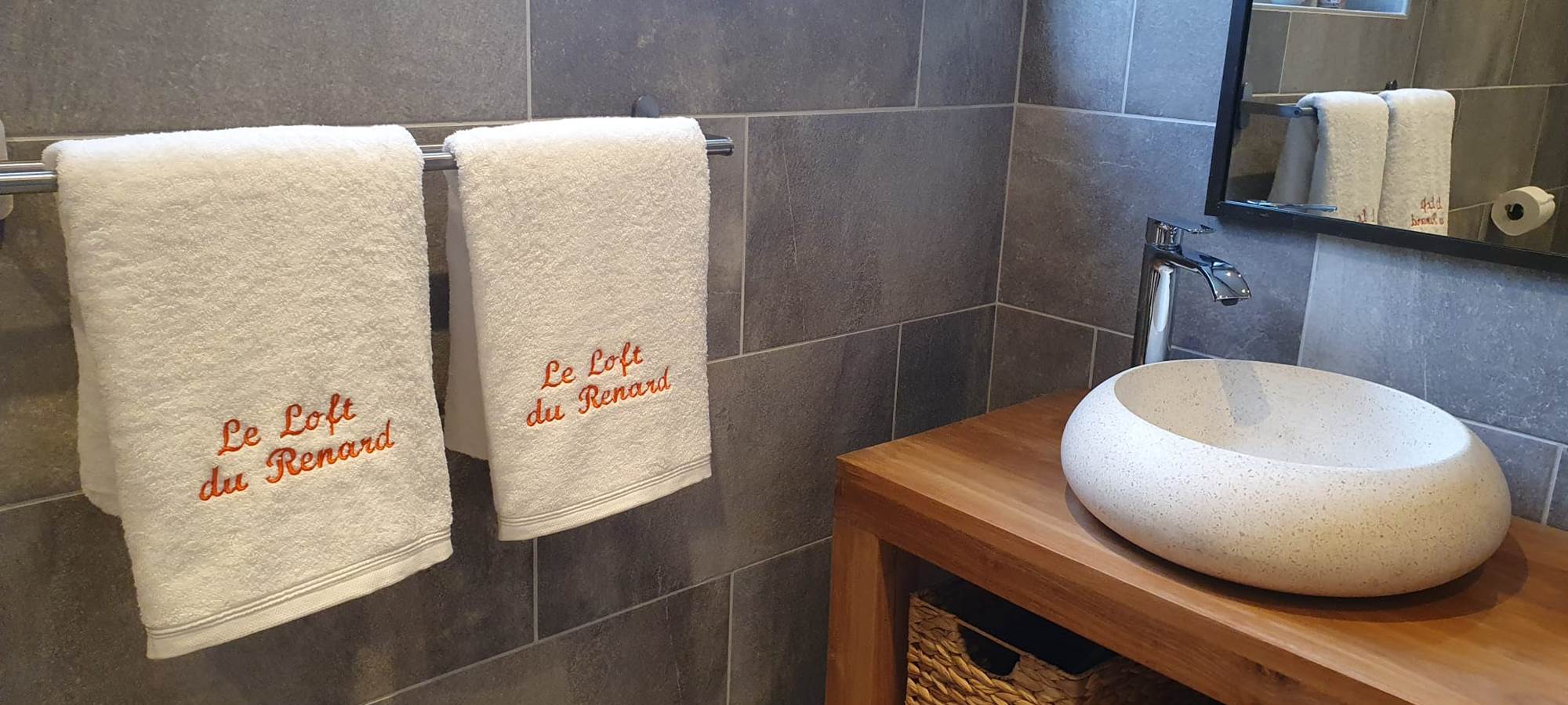 Salle de bain au Loft du Renard