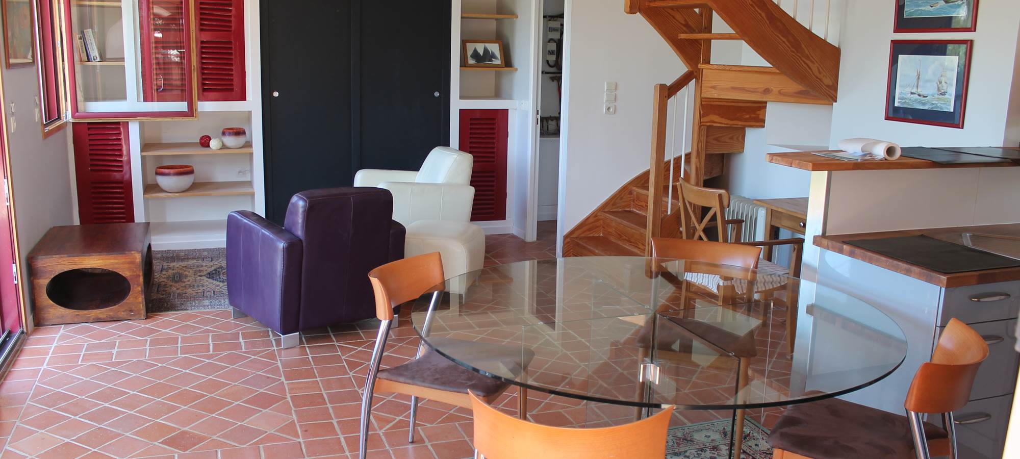 Salle à manger et salon de Gouelet-Ker "Ile de Sein"