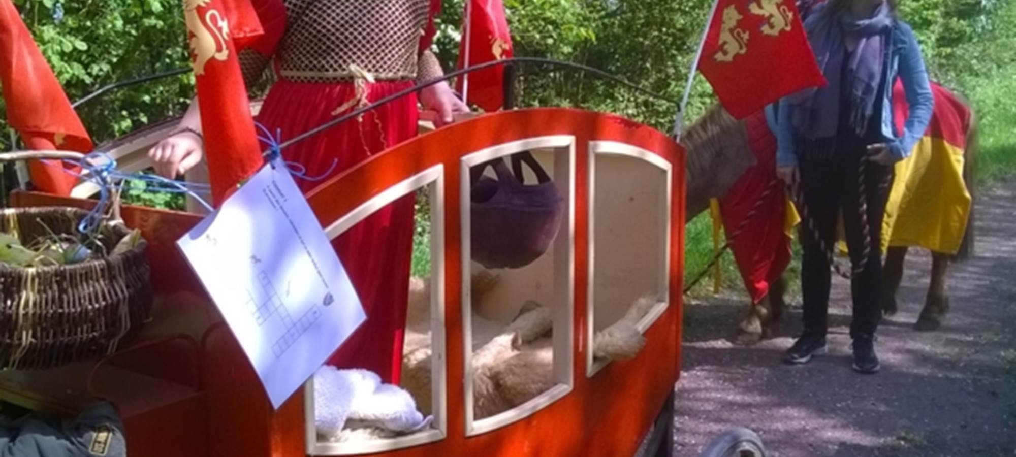 rallyes équestre " Les chevaliers de guillaume Le conquérant" avec carrosse, montés