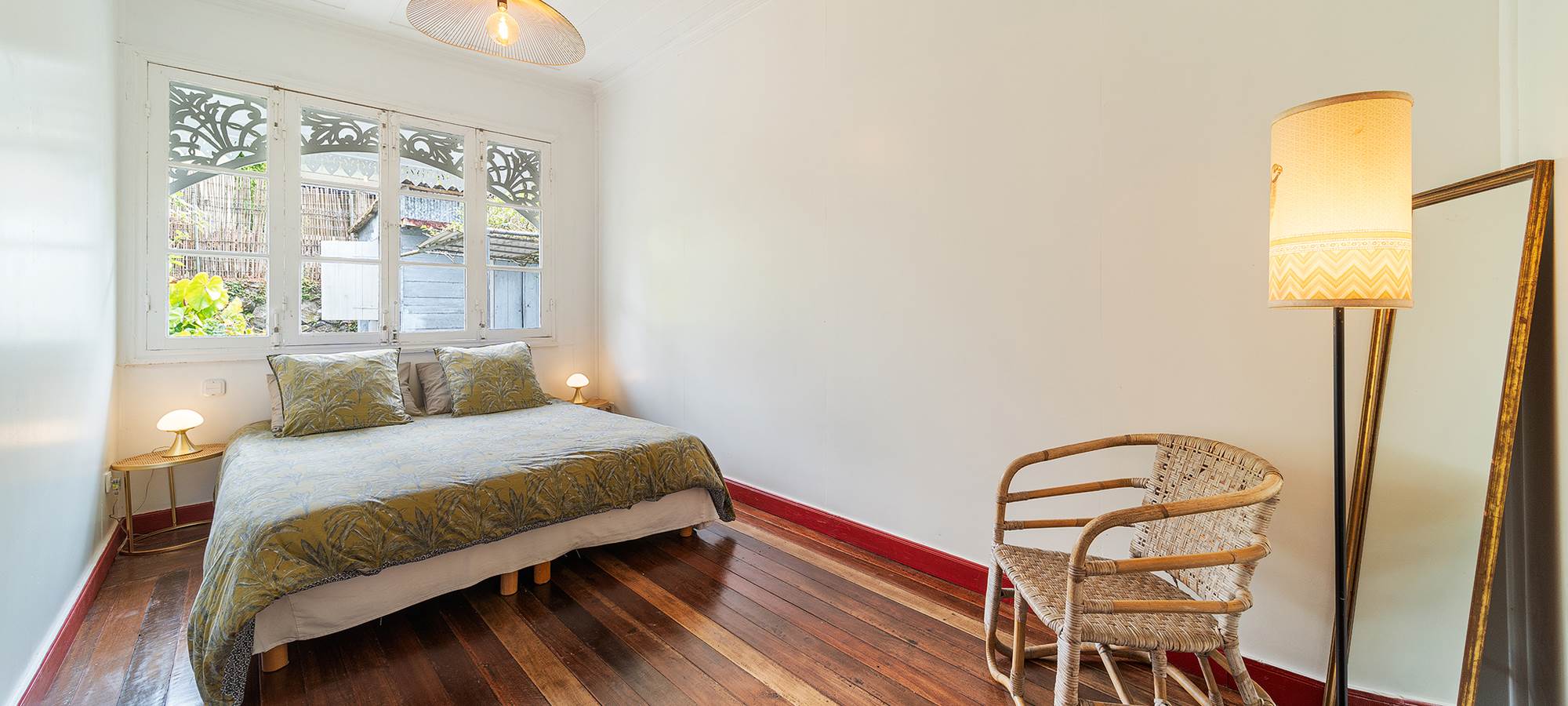 Chambre double verte