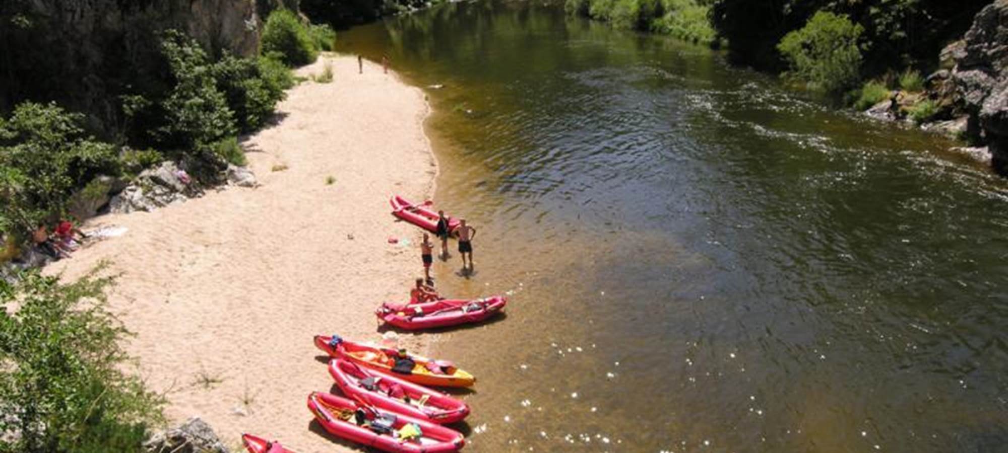 Les gorges de l'Allier en canoë
