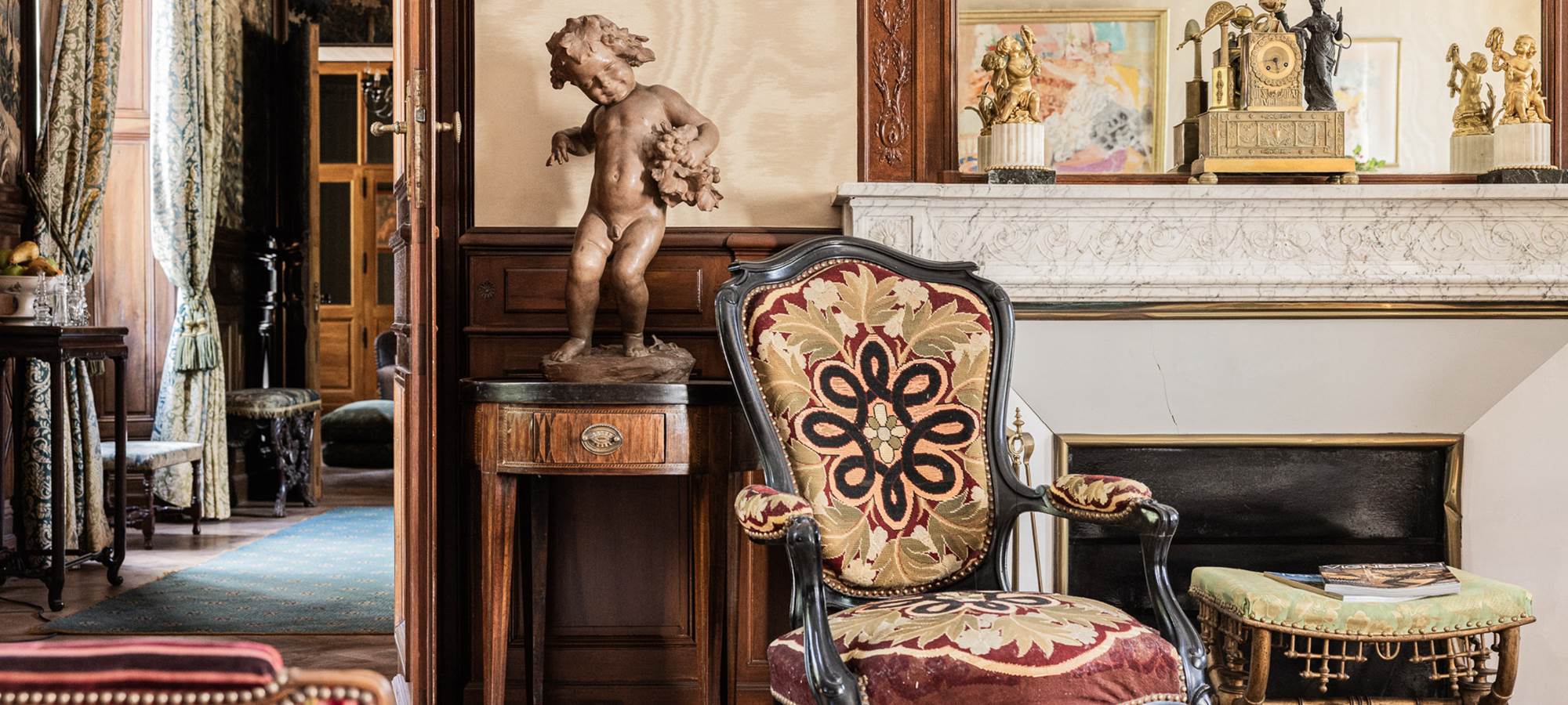 Château Sénéjac - Le Pian Médoc - Chambres d'Hôtes - Salon jaune