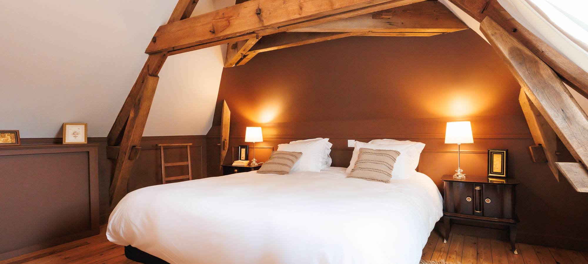 chambre chocolat gite de charme Le Quatre feuilles proche Puy du Fou