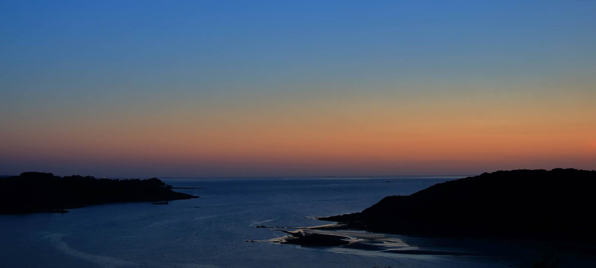Coucher de soleil depuis la chapelle du Yaudet