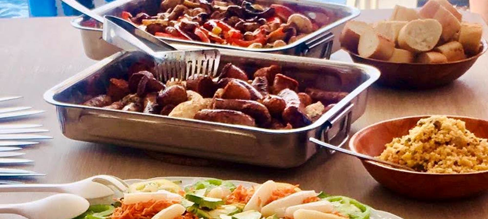 Buffet sympa pour groupes, grillades ...