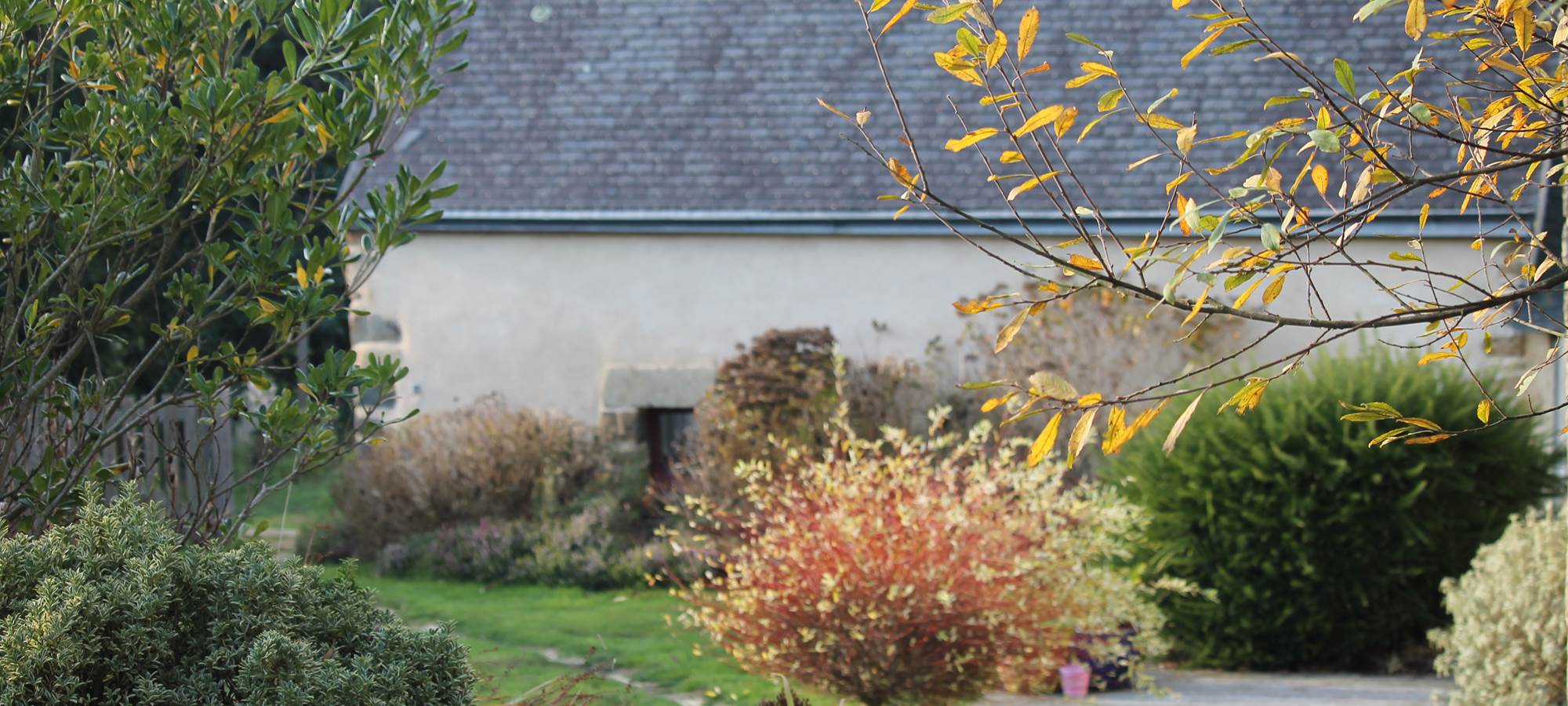 Pour aller au gîte "Ouessant", on passe par là