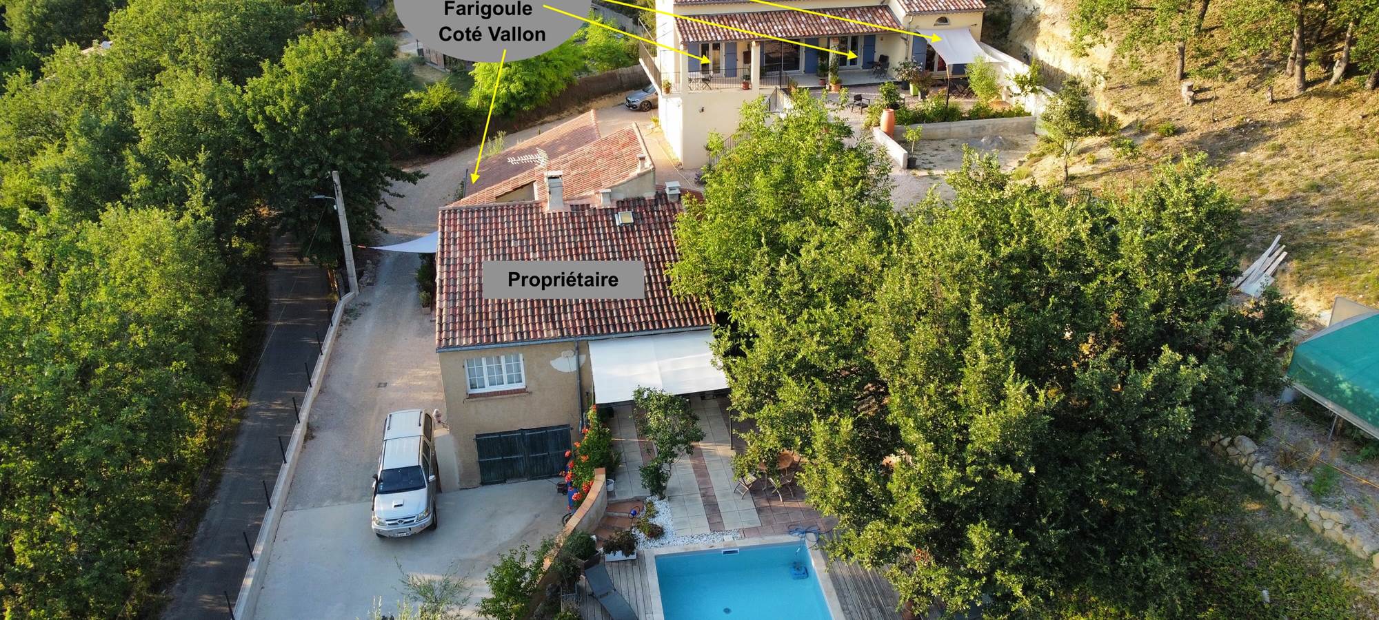 Vue d'ensemble ae´rienne