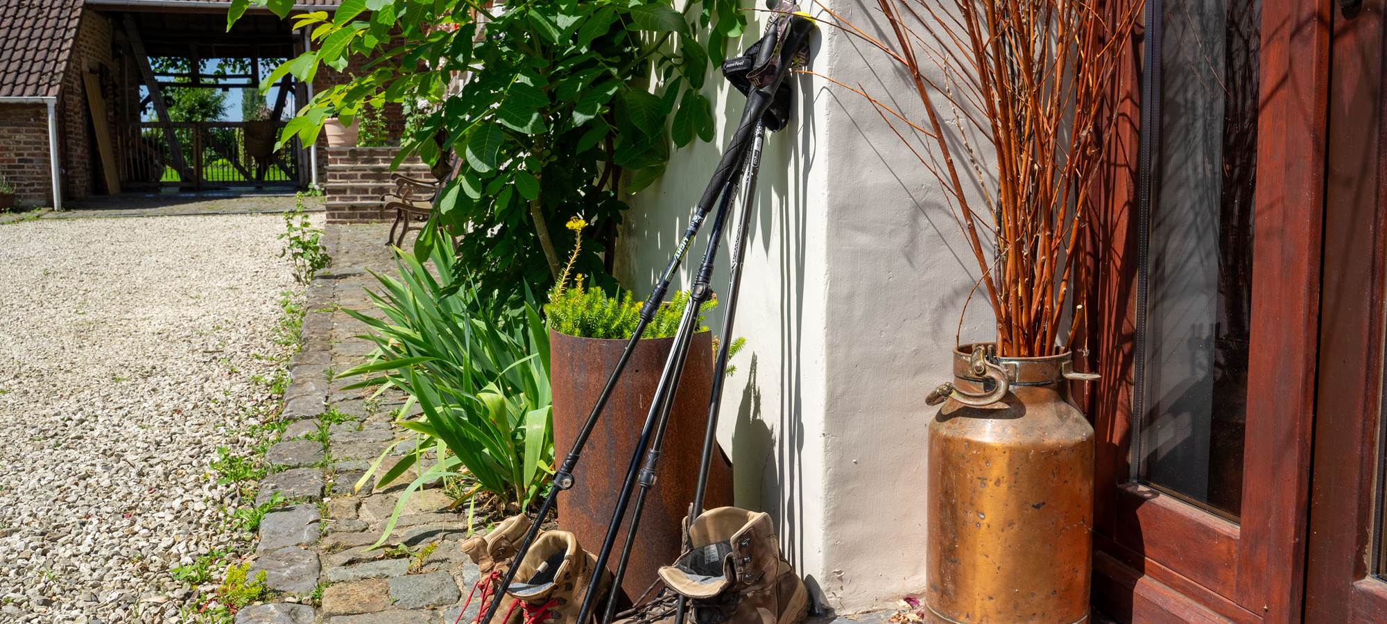 Bienvenue Marcheurs welkom wandelaars