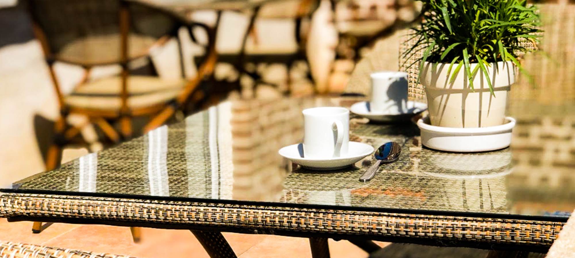 Terrasse de la Villa Perroy