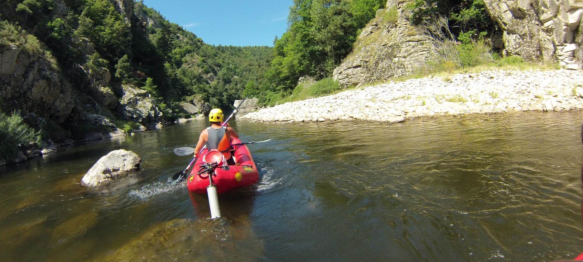 Ballade en canoë dans les gorges de l'Allier