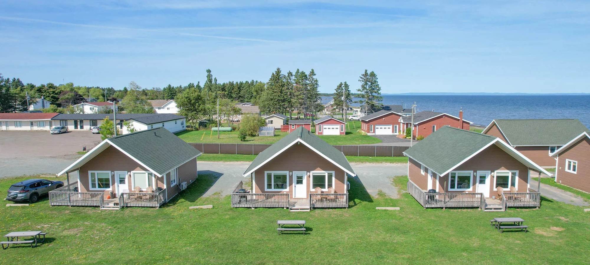 Motel & Chalets l'Acadien vue sur mer