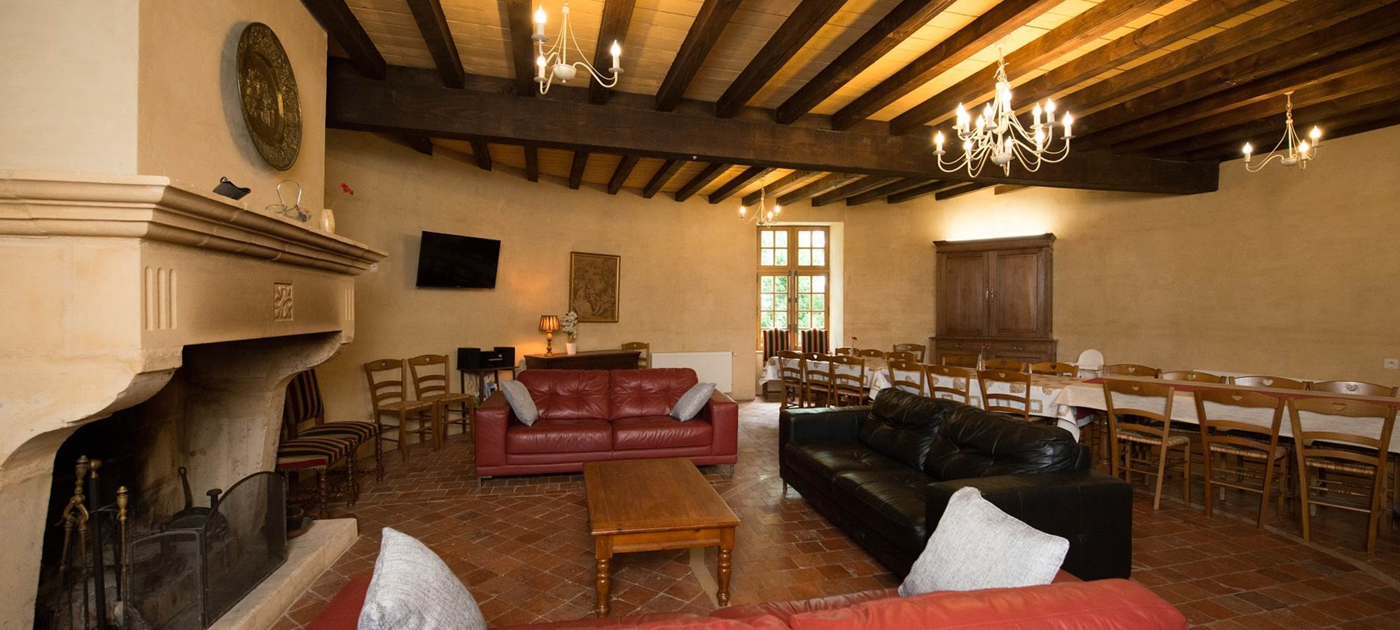 salon du gîte du pont